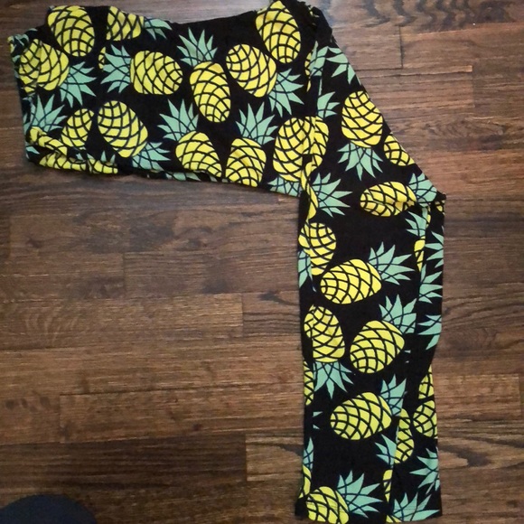 LuLaRoe Pants - Lularoe 🦄* unicorn* 🦄 Pineapple TC Leggings LuLaRoe Pants - Lularoe 🦄* unicorn* 🦄 Pineapple TC Leggings